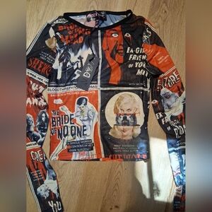 Dolls Kill Fright Night Mesh Top